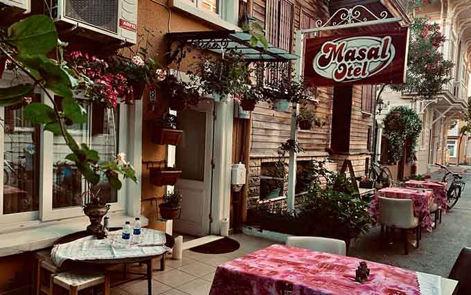 Cute cafe at Princes' Islands in Istanbul - Turkey Family Holidays Cute cafe at Princes' Islands in Istanbul
