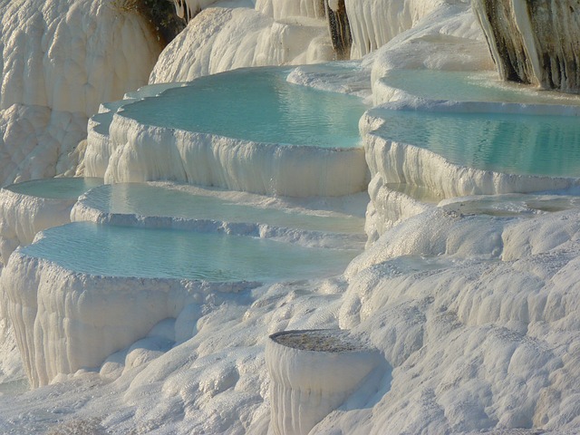 Thermal pools of Pamukkale.