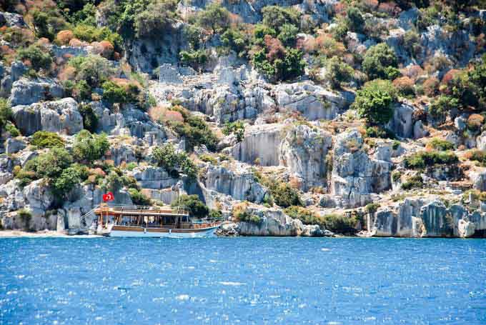 Kekova Island in Turkey. - Turkey's 15 Best Historical Sites