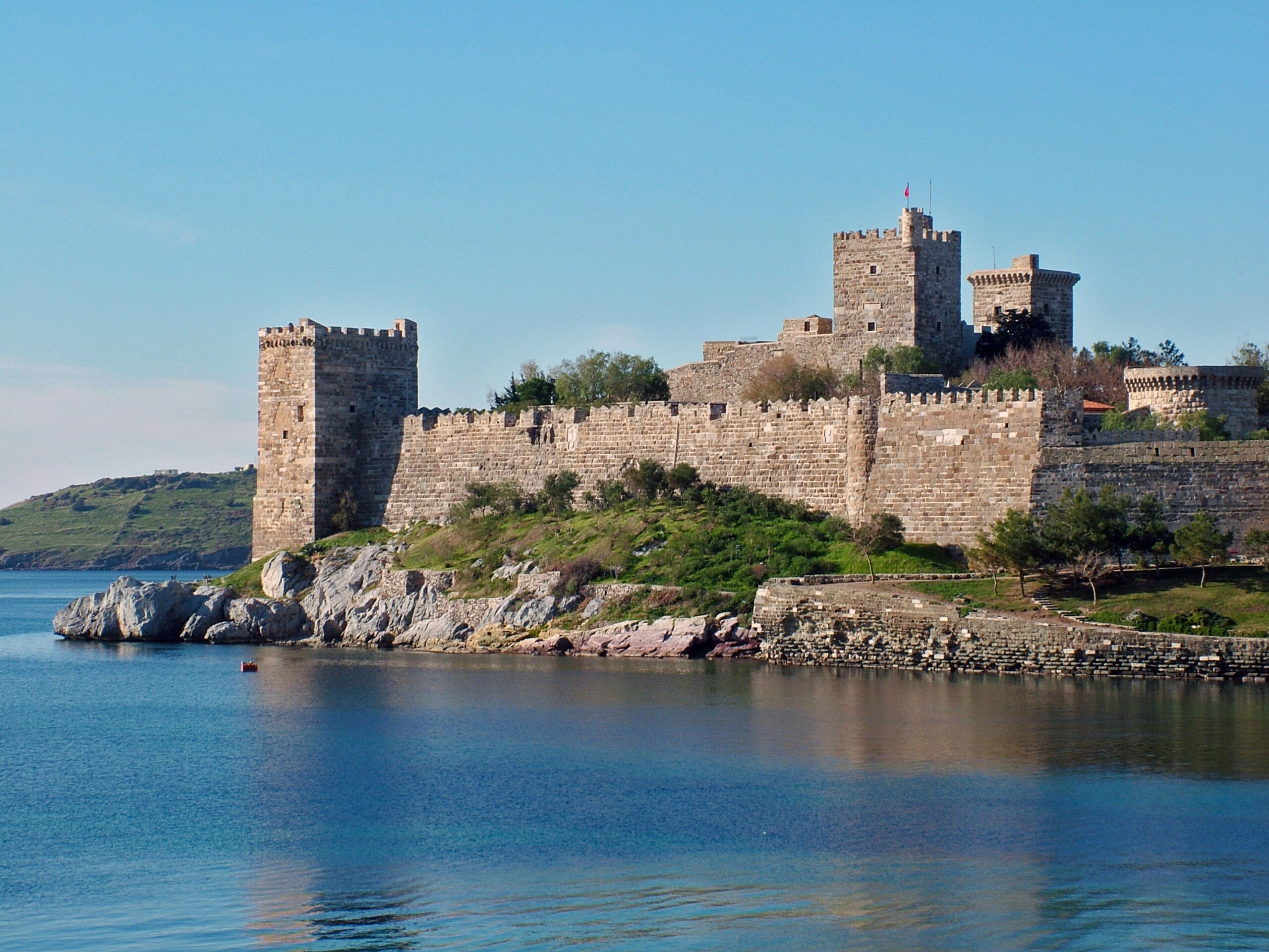 View of Bodrum castle.