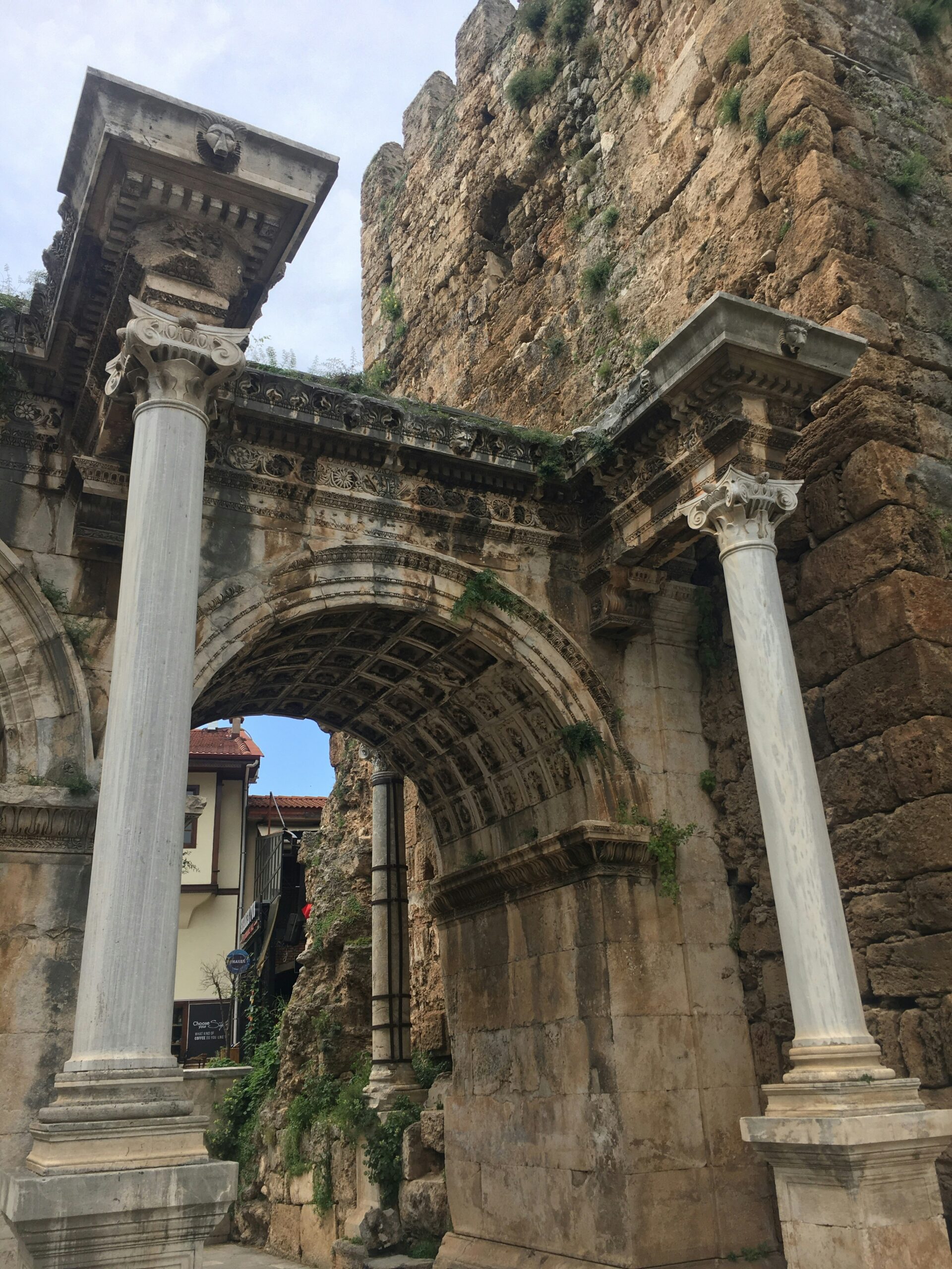 Hadrian's Gate in Antalya, Turkey.