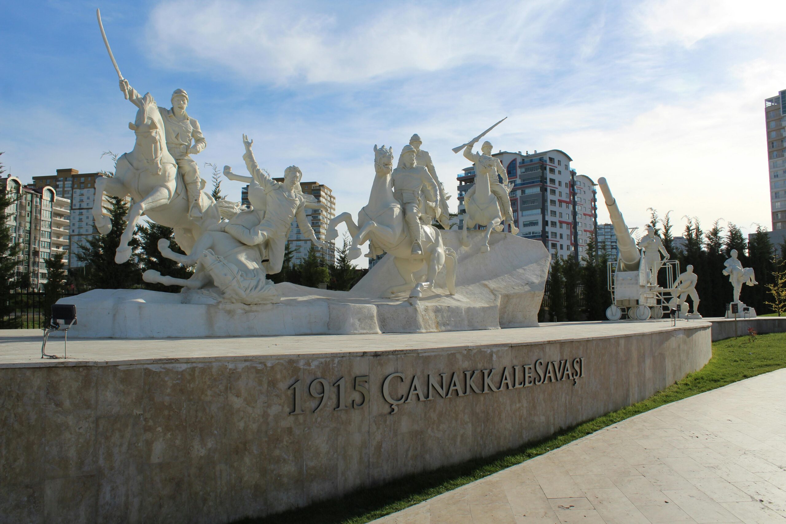 Monument to Gallipoli campaign in Turkey.