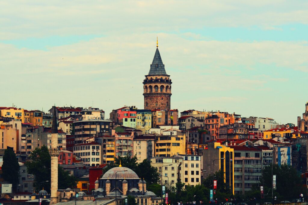 aerial photo of a city. Istanbul, Turkey.